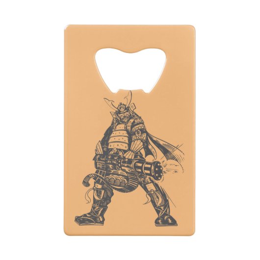 Samurai Gunner Creditkaart Flessenopener (Achterkant)