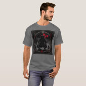 Samurai gym krijger t-shirt (Voorkant volledig)