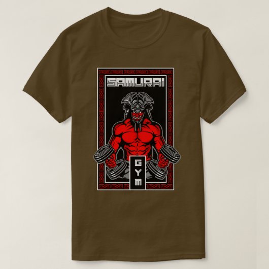 SAMURAI GYM T-SHIRT (Design voorkant)