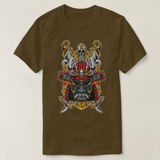 Samurai Head  T-shirt (Design voorkant)