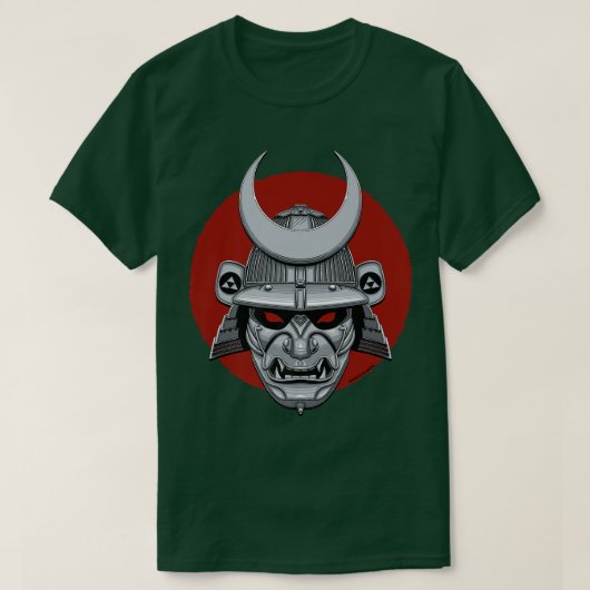 Samurai Helm (2) T-shirt (Design voorkant)