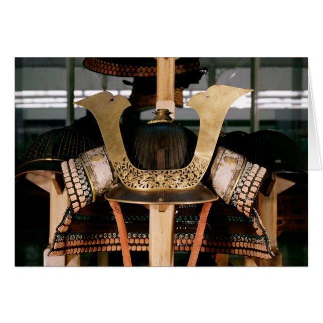Samurai helm, midden 14e eeuw (Voorkant Horizontaal)