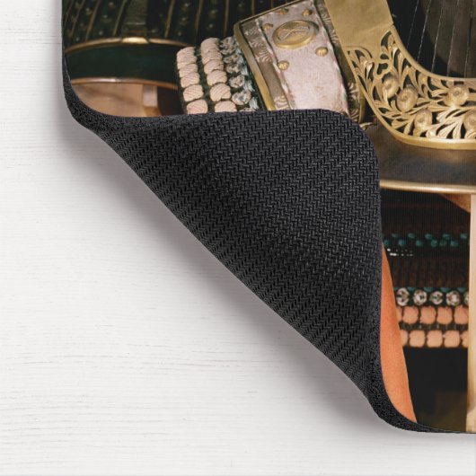 Samurai helm, midden 14e eeuw muismat (Hoek)