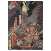 Samurai Hero Minamoto no Yorimitsu Klembord (Achterkant)