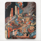 Samurai Hero Minamoto no Yorimitsu: Ukiyo-e Muismat (Voorkant)