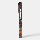 Samurai Hero Yorimitsu:  Woodblock Art Case-Mate iPhone Case (Achterkant / Links)