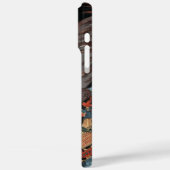 Samurai Hero Yorimitsu:  Woodblock Art Case-Mate iPhone Case (Achterkant / Links)