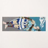 Samurai Holding a Katana, Tsukioka Yoshitoshi Yogamat (Voorkant (horizontaal))