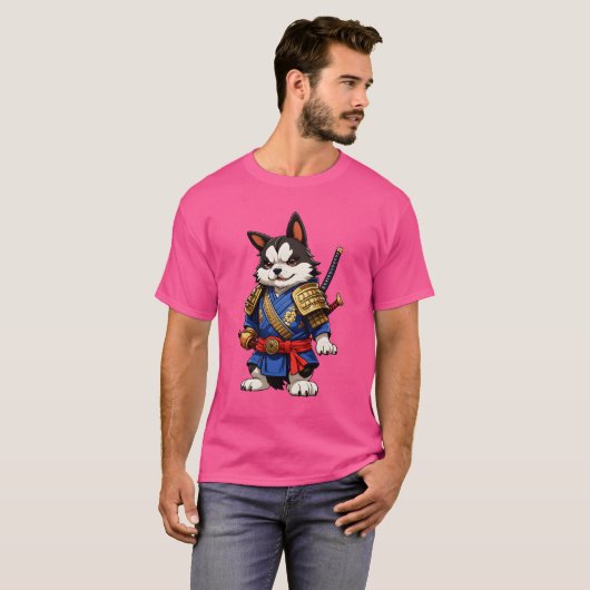 Samurai Hond vriend jongen T-shirt (Voorkant volledig)