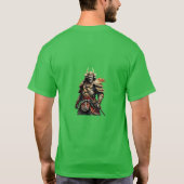🗡️ Samurai Honor – Warrior T-shirt 🌸 (Achterkant)