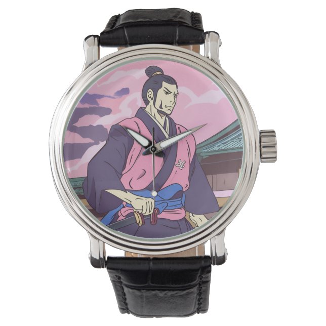 samurai horloge (Voorkant)