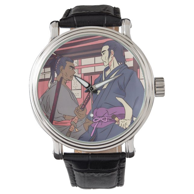 samurai horloge (Voorkant)