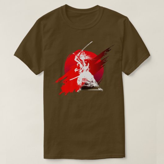 Samurai I Japans strijder voor de martial Arts Sam T-shirt (Design voorkant)