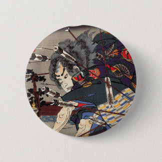 Samurai II Buttonnen Ronde Button 5,7 Cm