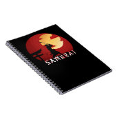 samurai, illustratie Koel ninja effect Notitieboek (Rechterzijde)