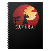 samurai, illustratie Koel ninja effect Notitieboek (Voorkant)