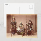 Samurai in Armor Briefkaart (Voorkant / Achterkant)