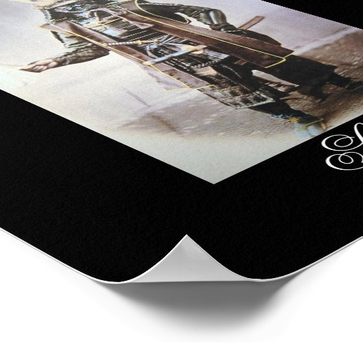 Samurai in Armor circa 1860 (foto) Poster (Hoek)