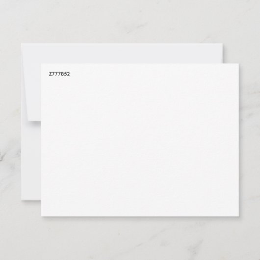 Samurai in Armor Kaart (Achterkant)