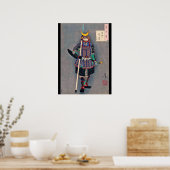 Samurai in Armor, Tsukioka Yoshitoshi Poster (Keuken)