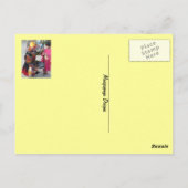 Samurai in auto briefkaart (Achterkant)