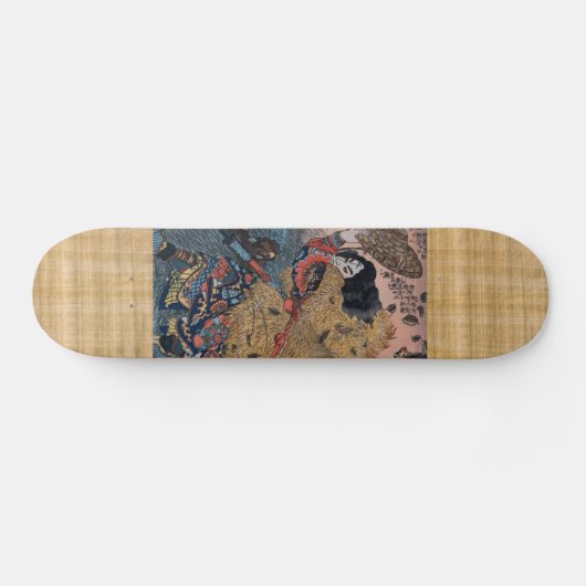 Samurai in Camouflage Skateboard (Horizontaal)