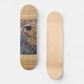 Samurai in Camouflage Skateboard (Voorkant)