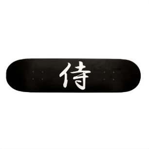 Samurai in de Japanse Kanji Persoonlijk Skateboard