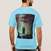 Samurai in de natuur t-shirt (Achterkant)