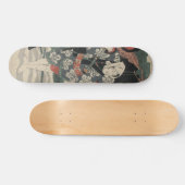 Samurai in de sneeuw in Japan ongeveer 1825 Skateboard (Horizontaal)