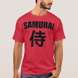 SAMURAI in het Japans Kanji Writing T-shirt
