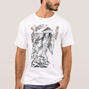 Samurai in het Mannen Forst en het Shirt Unisex T