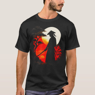Samurai In Sunset - Japans T-shirt