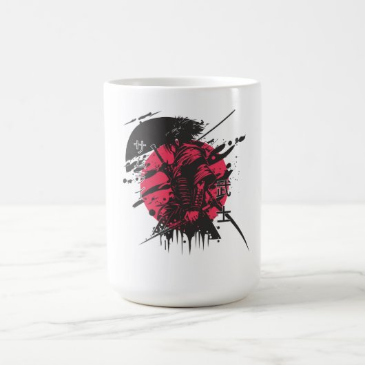 Samurai Ink Art Mug Koffiemok (Center)