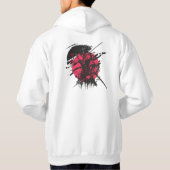 Samurai Ink Hoodie Rood & Zwart Japanse Warrior ku