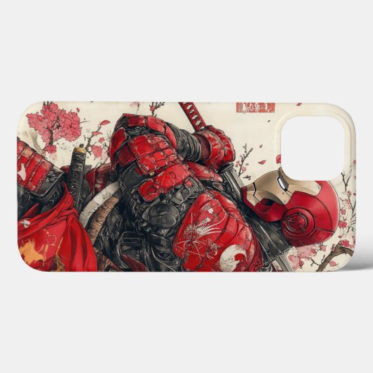 Samurai Iron Man: Crimson Shogun Armor Case (Achterkant (horizontaal))