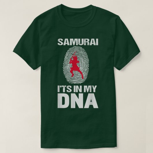 Samurai is mijn DNA Samurai Player coach T-shirt (Design voorkant)