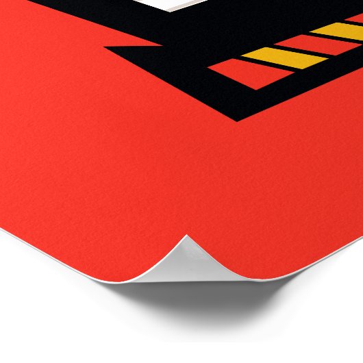 Samurai Jack Character Tri-Panel Futuristic Frame Poster (Hoek)