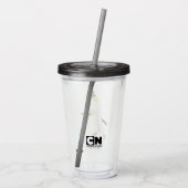 Samurai Jack Drawing Sword Acryl Drinkbeker (Achterkant)