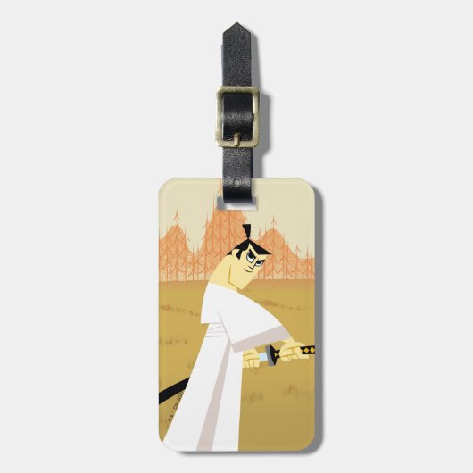 Samurai Jack Drawing Sword Bagagelabel (Voorkant verticaal)