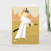 Samurai Jack Drawing Sword Kaart (Voorkant)