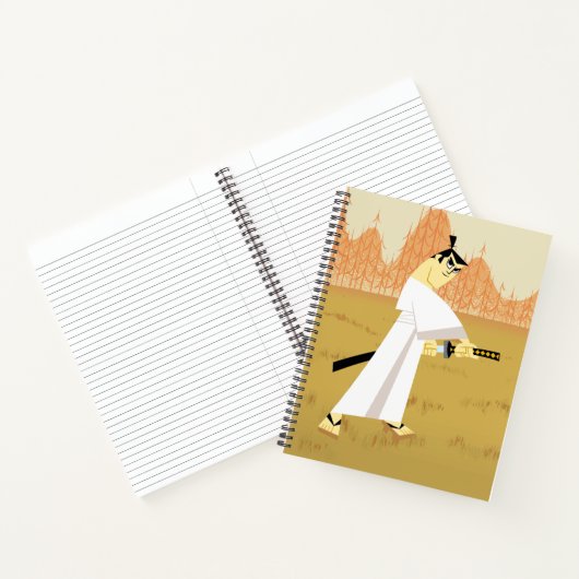 Samurai Jack Drawing Sword Notitieboek (Binnen)