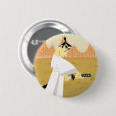 Samurai Jack Drawing Sword Ronde Button 5,7 Cm (Voorkant /achterkant)
