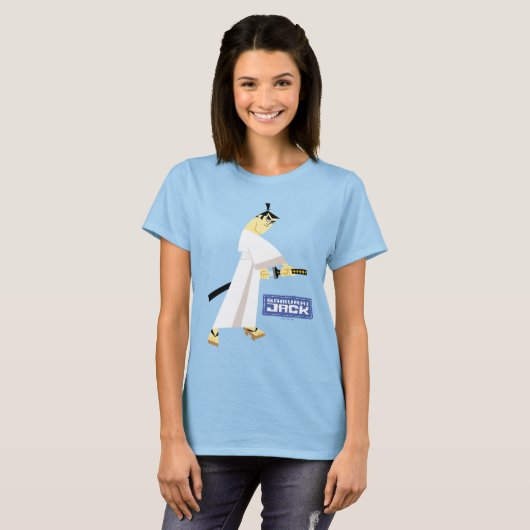 Samurai Jack Drawing Sword T-shirt (Voorkant volledig)