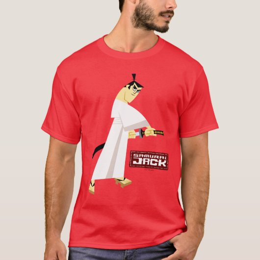 Samurai Jack Drawing Sword T-shirt (Voorkant)