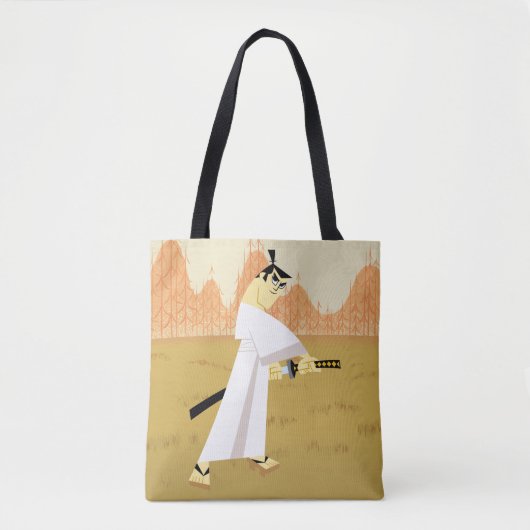 Samurai Jack Drawing Sword Tote Bag (Voorkant)