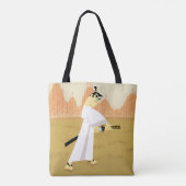 Samurai Jack Drawing Sword Tote Bag (Achterkant)