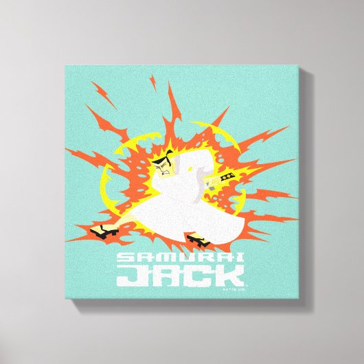 Samurai Jack Energy Graphic Canvas Afdruk (Voorkant)