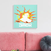 Samurai Jack Energy Graphic Canvas Afdruk (Insitu (Woonkamer))