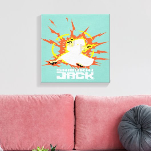 Samurai Jack Energy Graphic Canvas Afdruk (Insitu (Woonkamer))